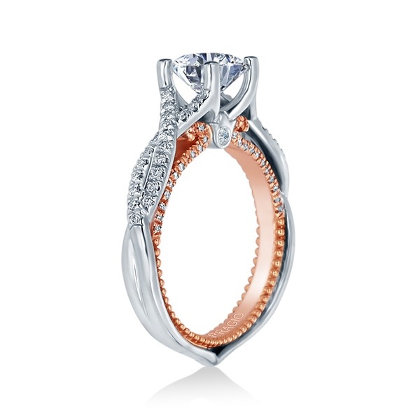 Verragio Couture-0446-2WR Platinum Engagement Ring