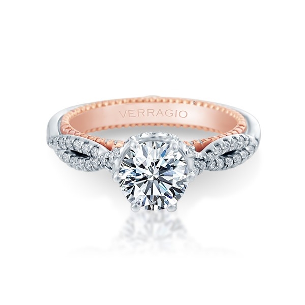 Verragio Couture-0451R-2WR Platinum Engagement Ring
