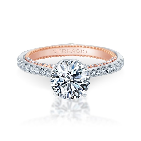 Verragio Couture-0456RD-2WR Platinum Engagement Ring