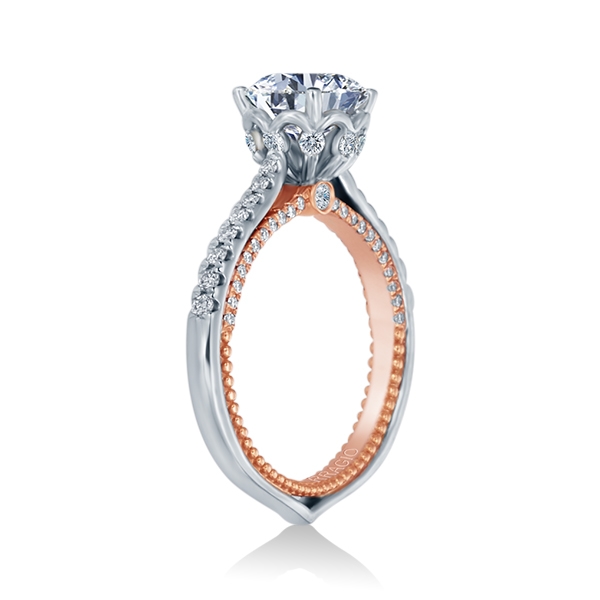 Verragio Couture-0456RD-2WR Platinum Engagement Ring Alternative View 2