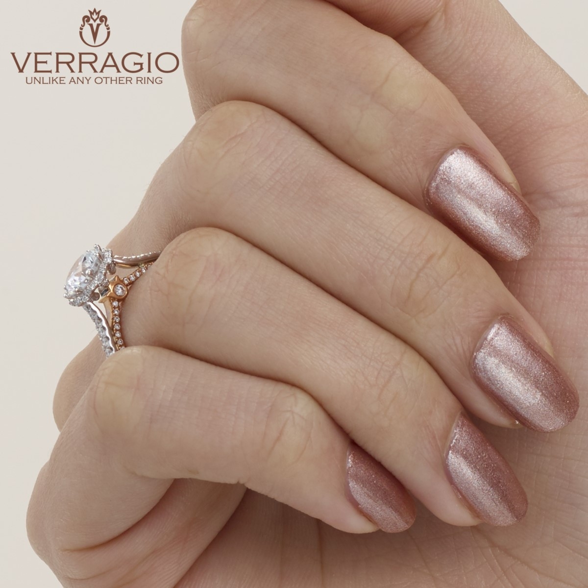 Verragio Couture-0459RD-2WR 18 Karat Engagement Ring Alternative View 4