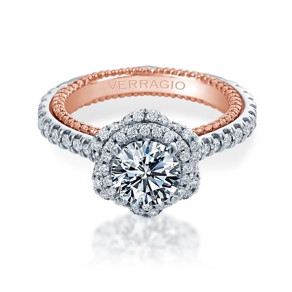 Verragio Couture-0467R-2WR Platinum Engagement Ring