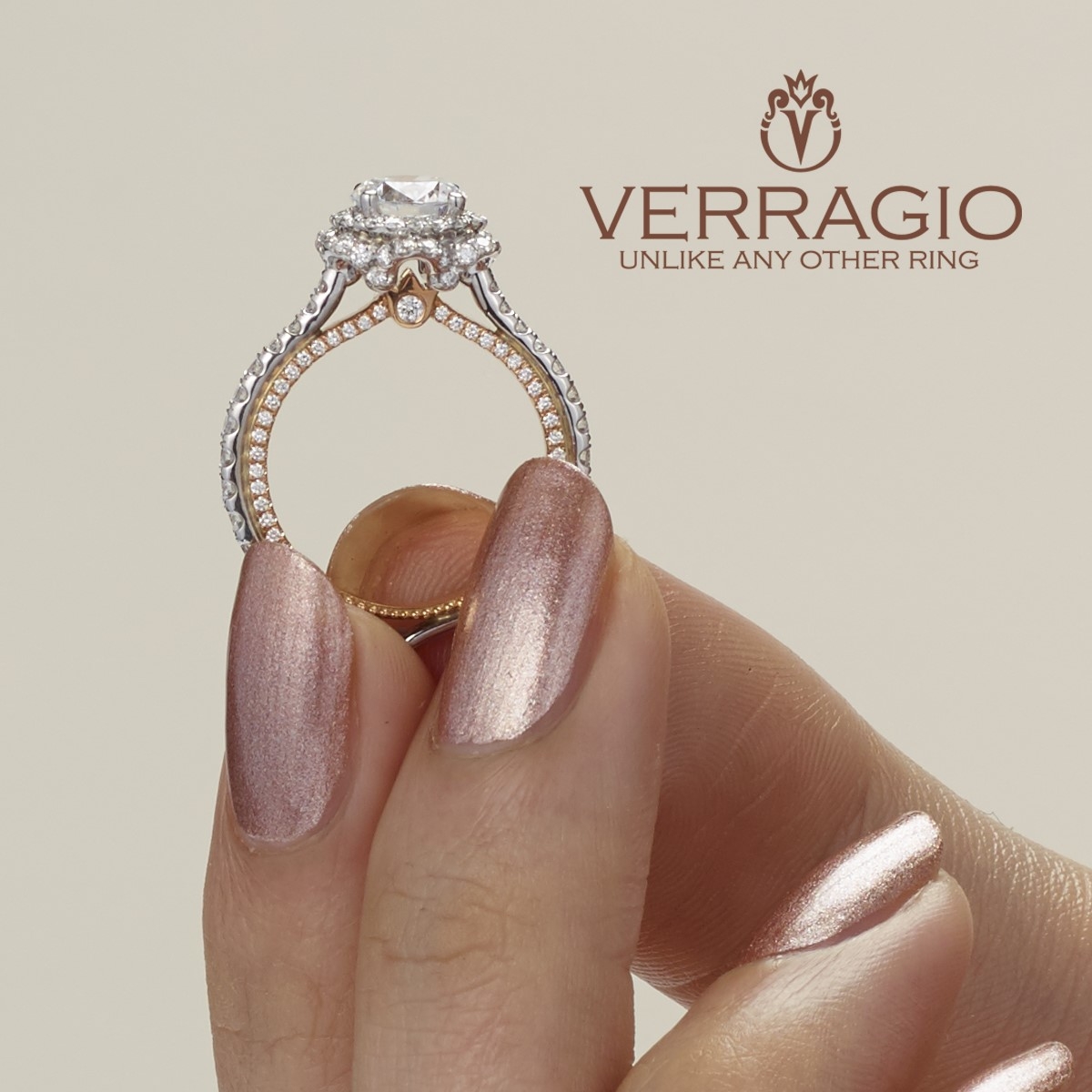 Verragio Couture-0467R-2WR 18 Karat Engagement Ring