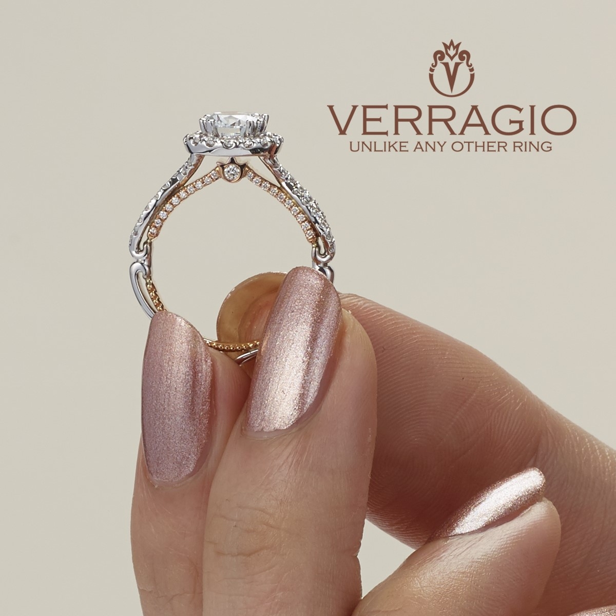 Verragio Couture-0472R-2WR 18 Karat Engagement Ring Alternative View 3