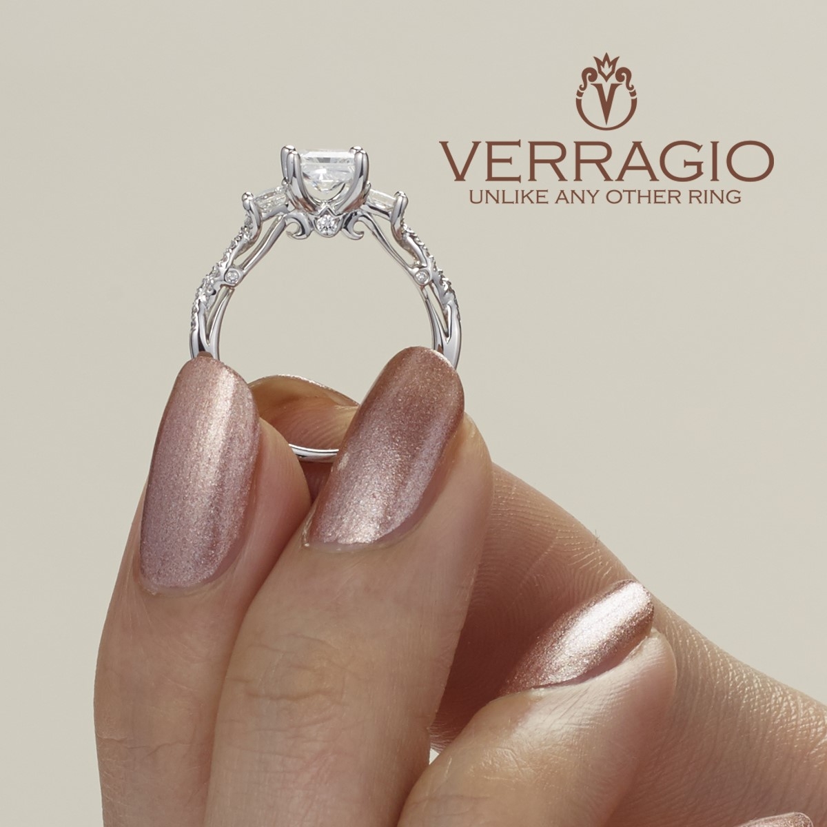 Verragio Platinum Insignia-7055 Engagement Ring Alternative View 5