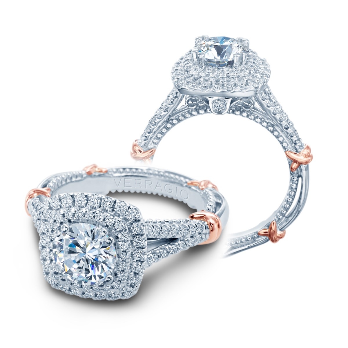 Verragio Parisian-142CU Platinum Engagement Ring
