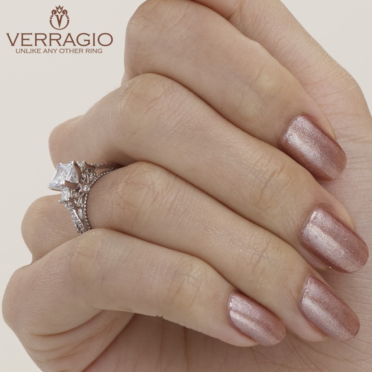 Verragio Parisian-129P Platinum Engagement Ring