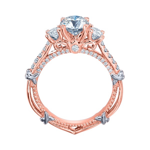 Verragio Parisian-139R Platinum Engagement Ring