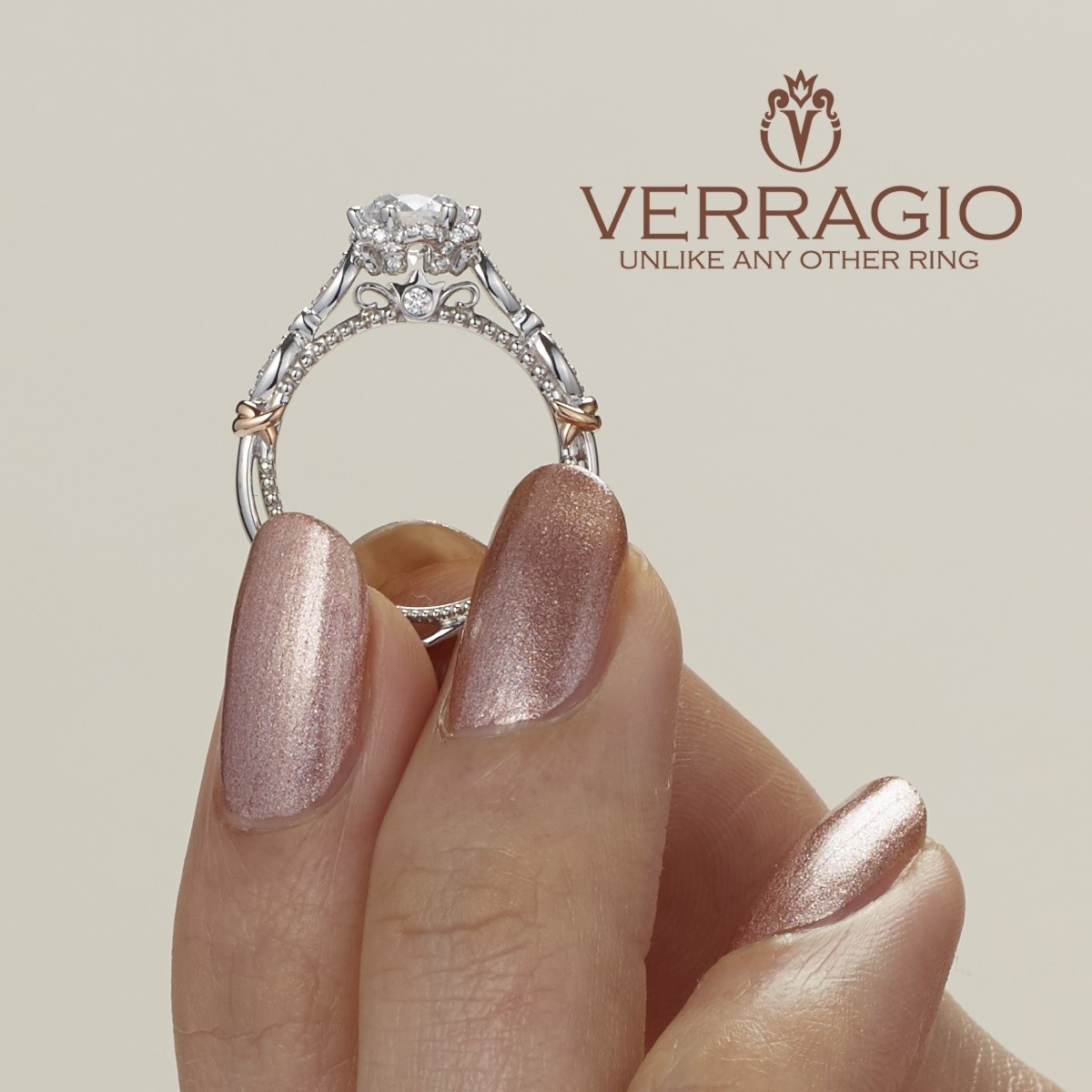 Verragio Parisian-141R 14 Karat Engagement Ring Alternative View 5