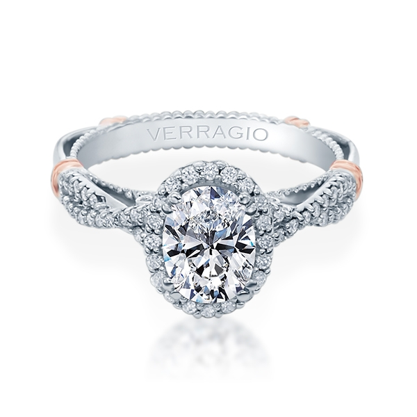 Verragio Parisian-152OV Platinum Engagement Ring
