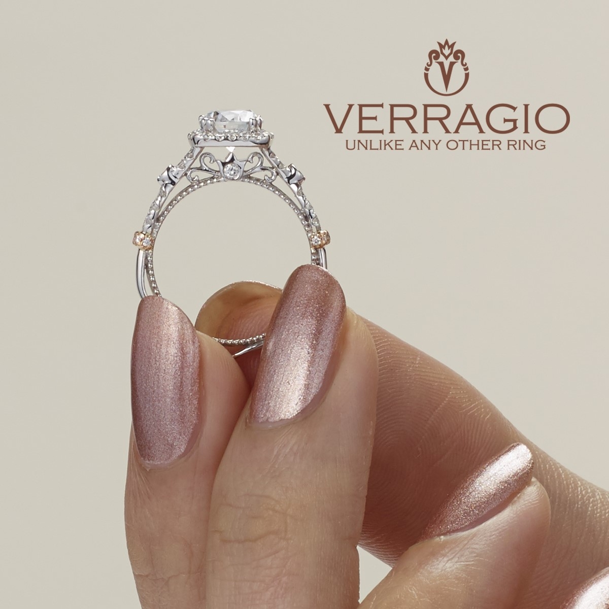 Verragio Parisian-CL-DL109R 18 Karat Engagement Ring Alternative View 4