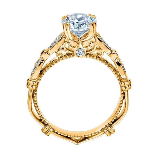 Verragio Parisian-CL-DL100 Platinum Engagement Ring