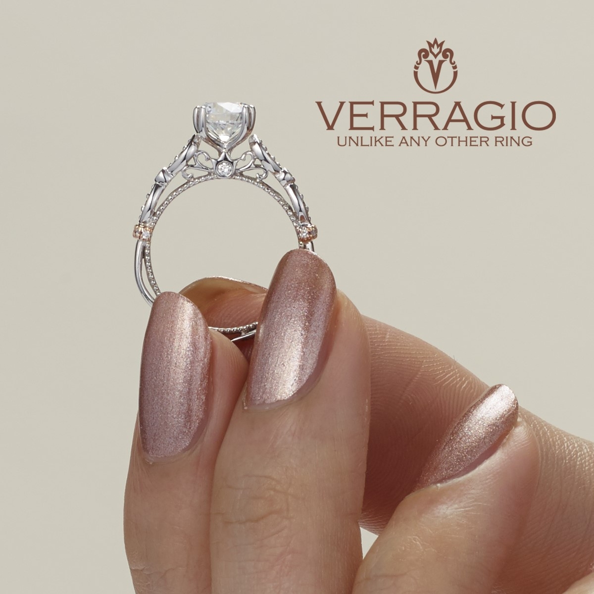 Verragio Parisian-DL100 14 Karat Engagement Ring Alternative View 5