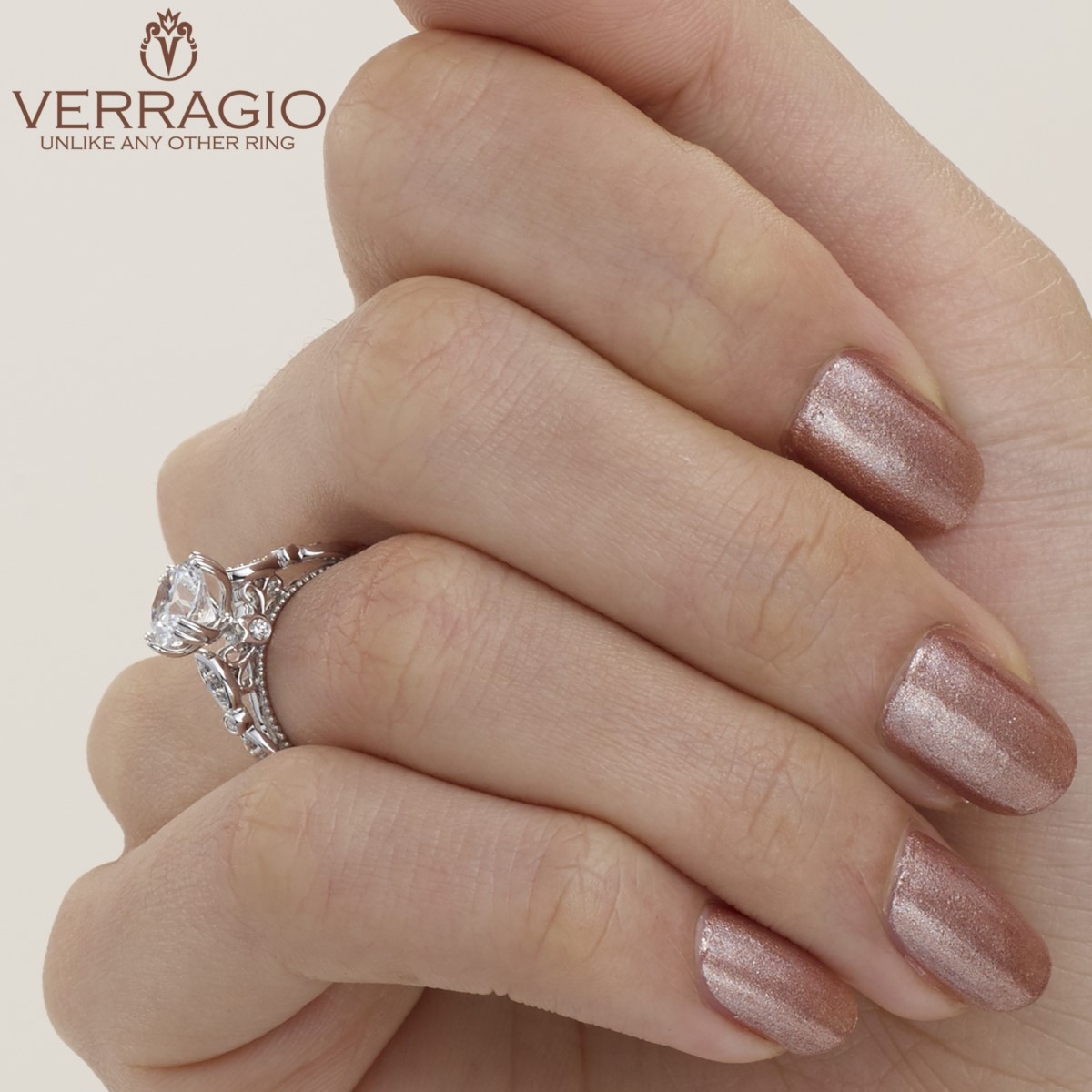 Verragio Parisian-DL100 18 Karat Engagement Ring Alternative View 6