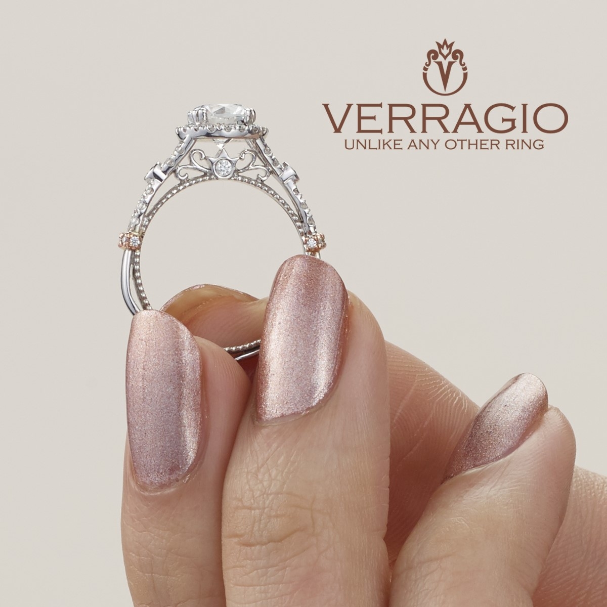 Verragio Parisian-DL109R 14 Karat Engagement Ring Alternative View 6