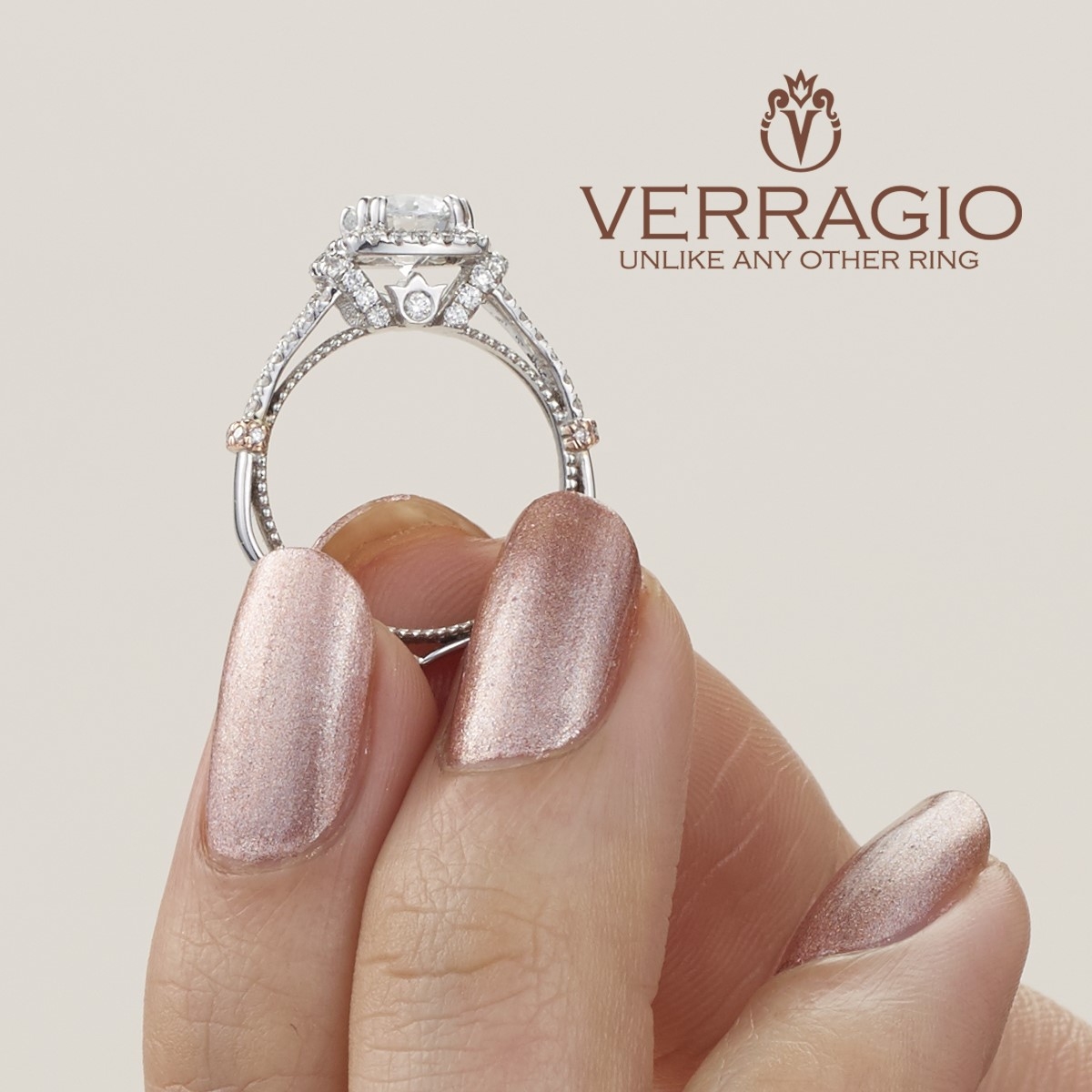 Verragio Parisian-DL117CU 18 Karat Engagement Ring Alternative View 6