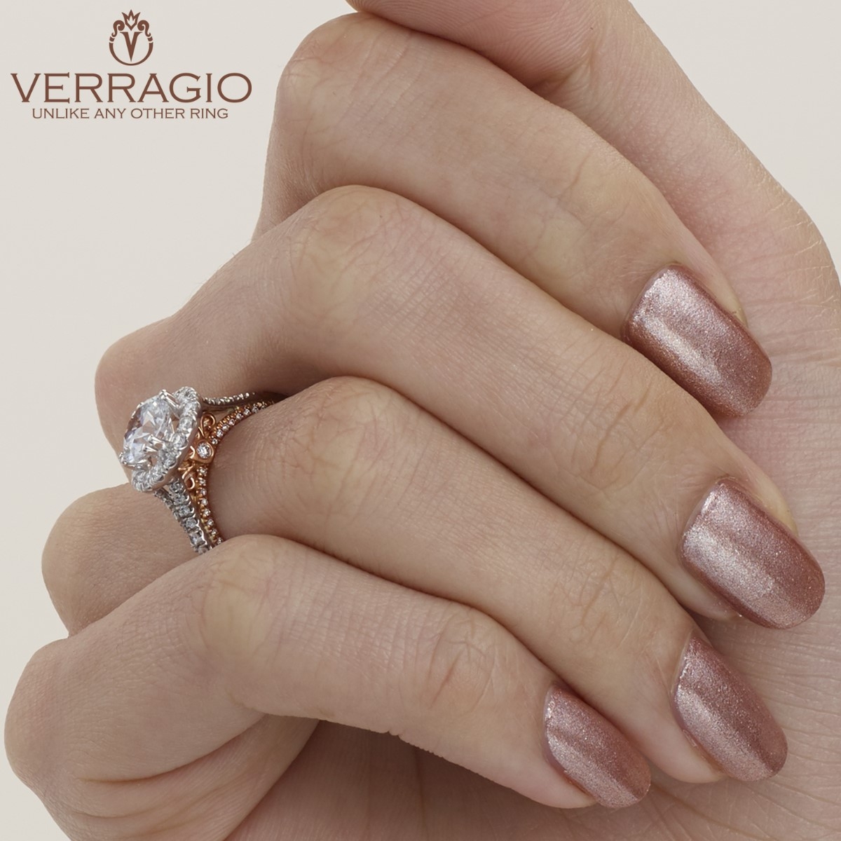 Verragio Venetian-5071R-2WR Platinum Engagement Ring