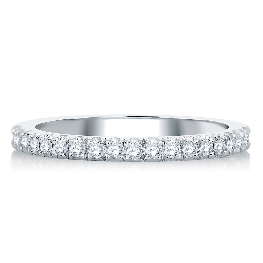 A.JAFFE 18 Karat Diamond Wedding Ring / Band WR0855 Alternative View 2