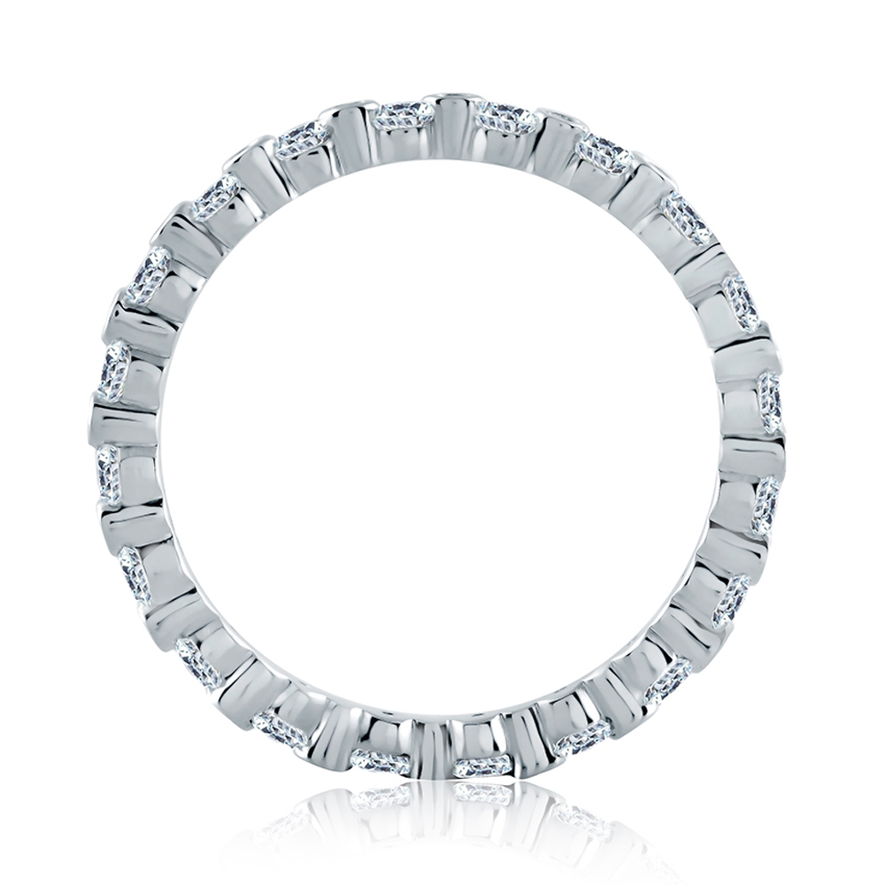 A.JAFFE 18 Karat Metropolitan Diamond Stackable Ring WR1048