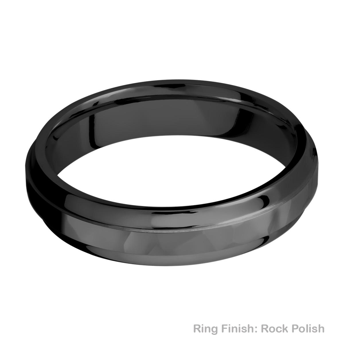 Lashbrook Z5B(S) Zirconium Wedding Ring or Band