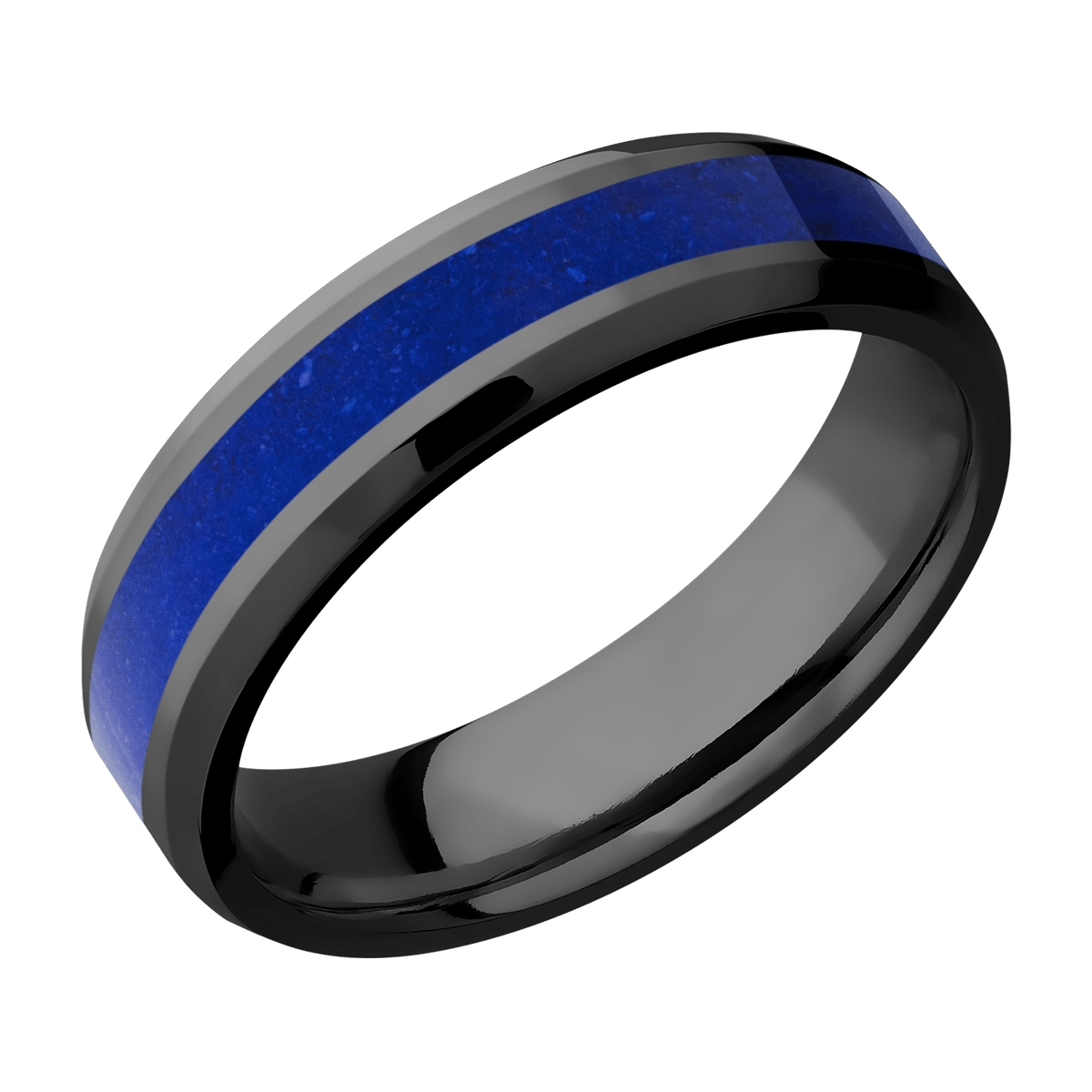 Lashbrook Z6B13(NS)/MOSAIC Zirconium Wedding Ring or Band