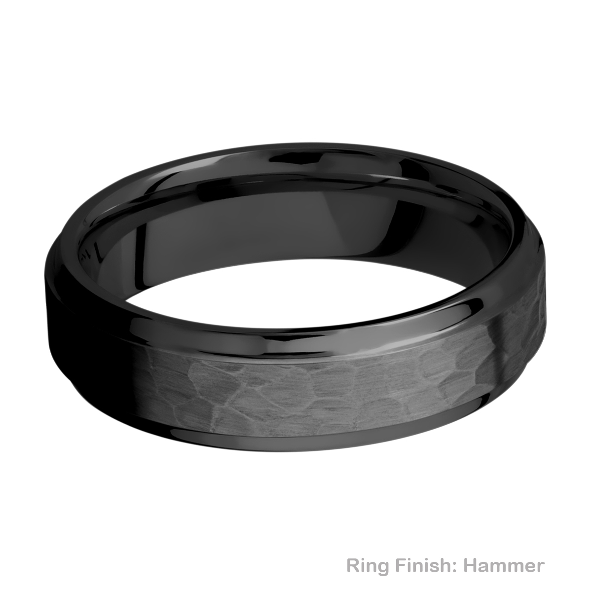 Lashbrook Z6B(S) Zirconium Wedding Ring or Band Alternative View 8