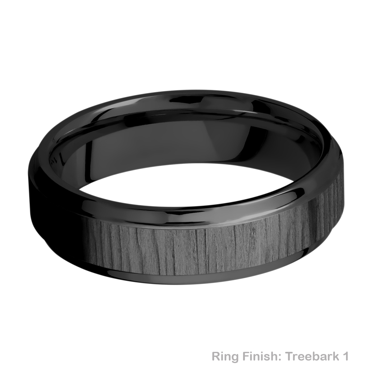 Lashbrook Z6B(S) Zirconium Wedding Ring or Band Alternative View 9