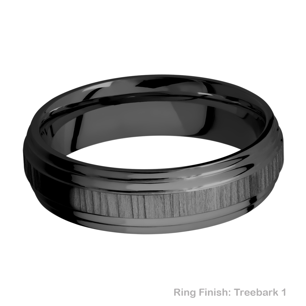 Lashbrook Z6F2S Zirconium Wedding Ring or Band