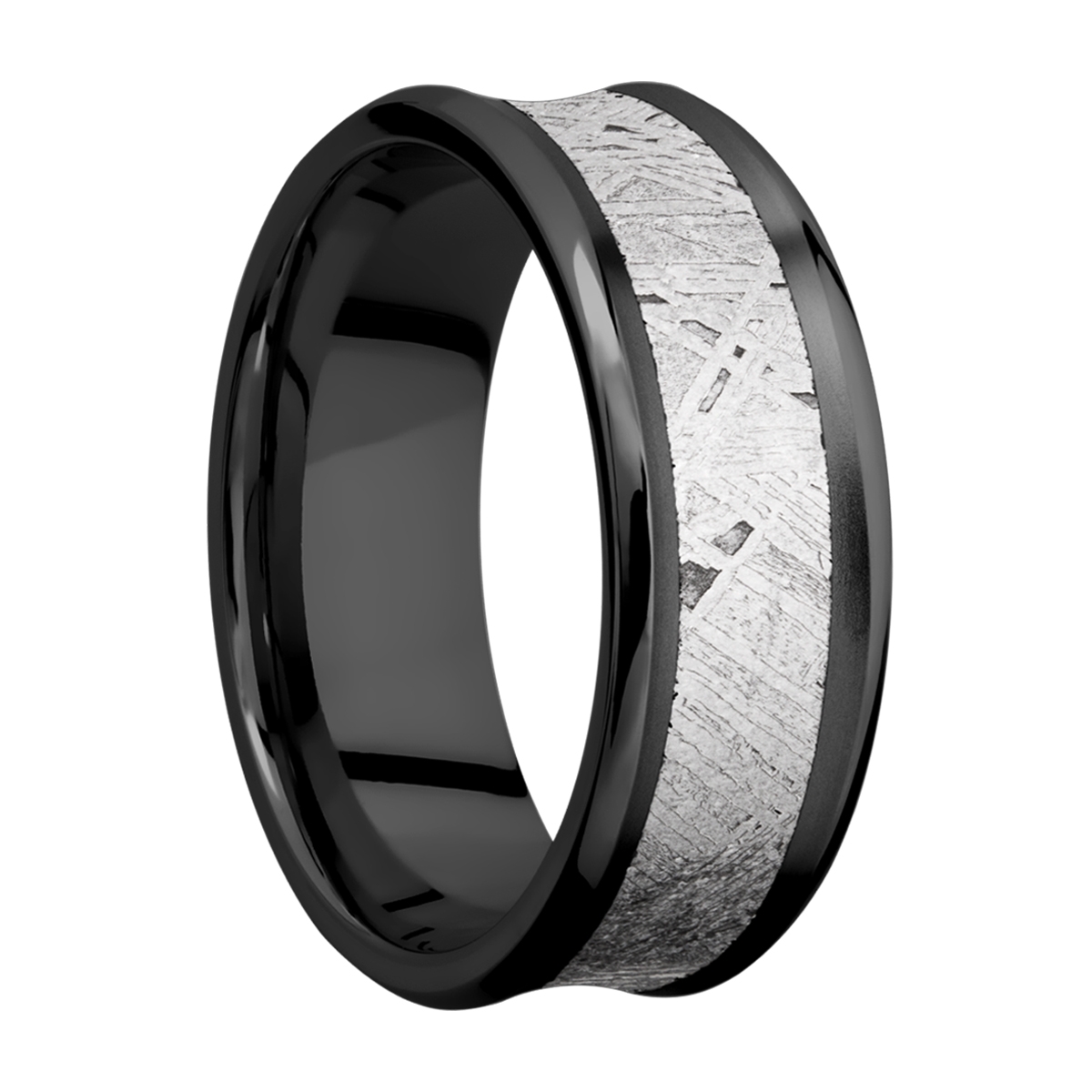Lashbrook Z8CB15/Meteorite Zirconium Wedding Ring or Band Alternative View 1