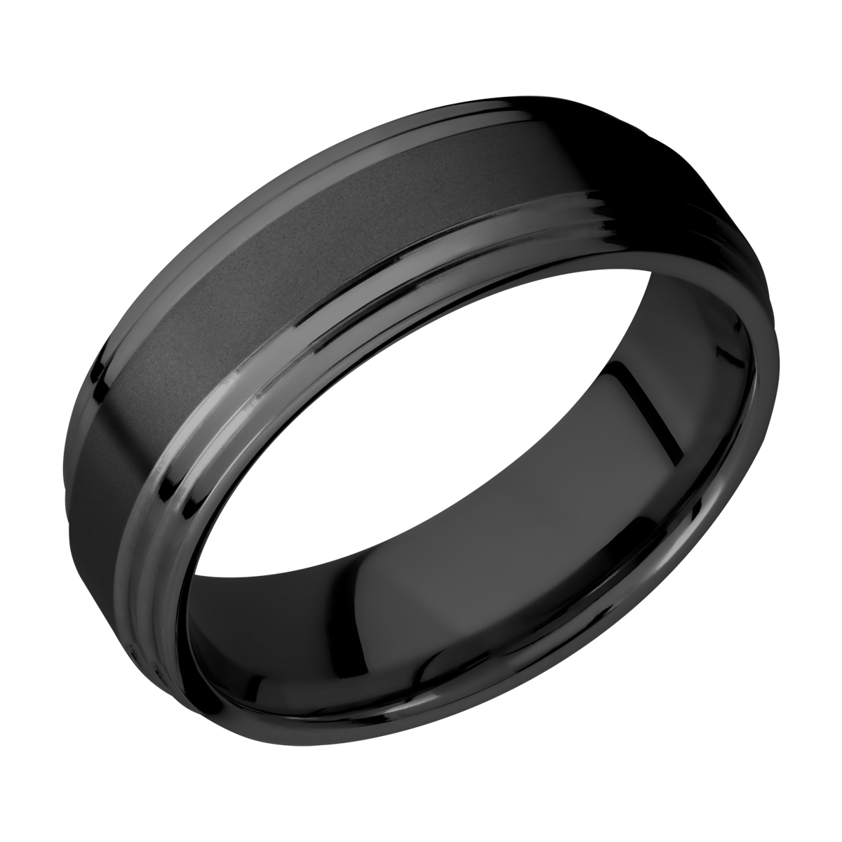Lashbrook Z8F2S Zirconium Wedding Ring or Band