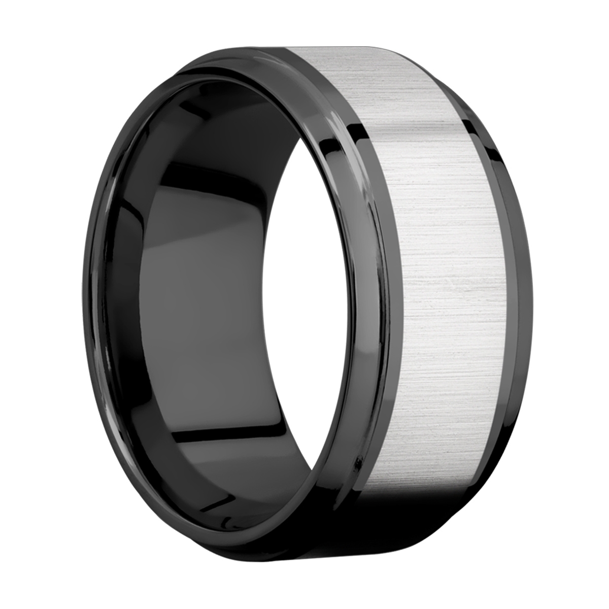 Lashbrook ZPF10B16(S)/TITANIUM Zirconium Wedding Ring or Band