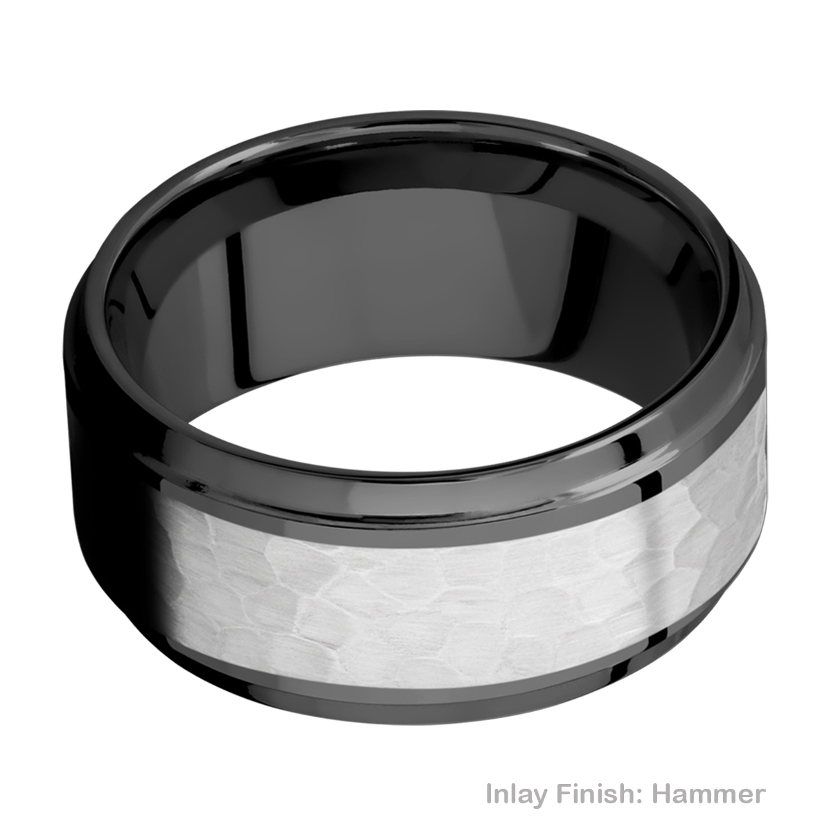 Lashbrook ZPF10B16(S)/TITANIUM Zirconium Wedding Ring or Band Alternative View 10