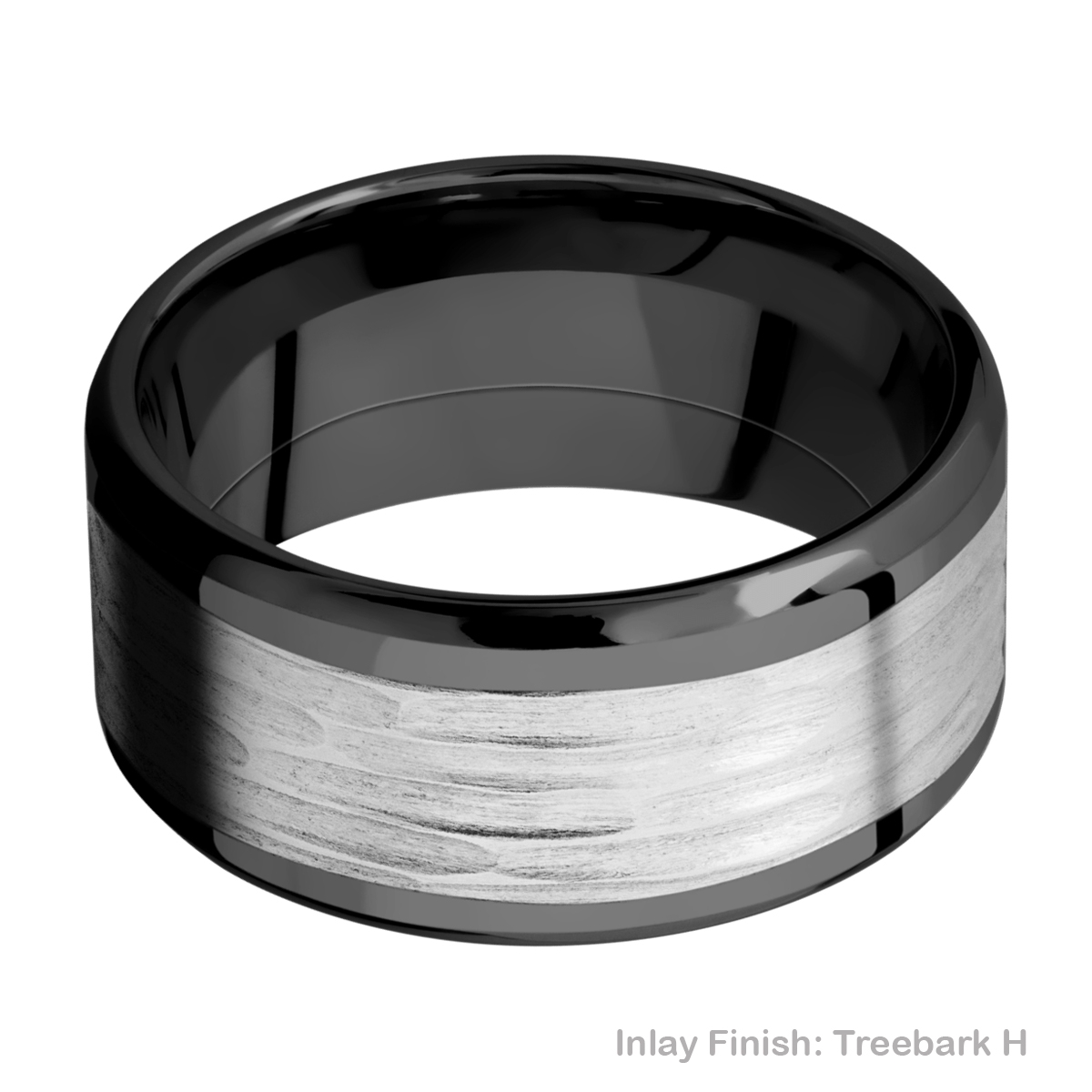 Lashbrook ZPF10B17(NS)/COBALT Zirconium Wedding Ring or Band