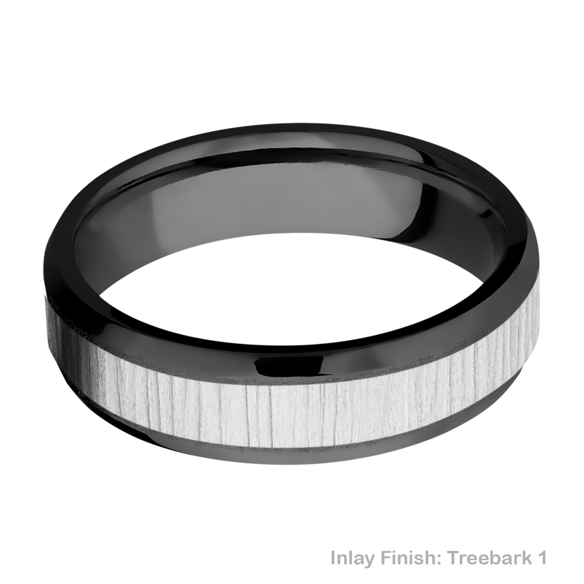 Lashbrook ZPF6B14(NS)/COBALT Zirconium Wedding Ring or Band