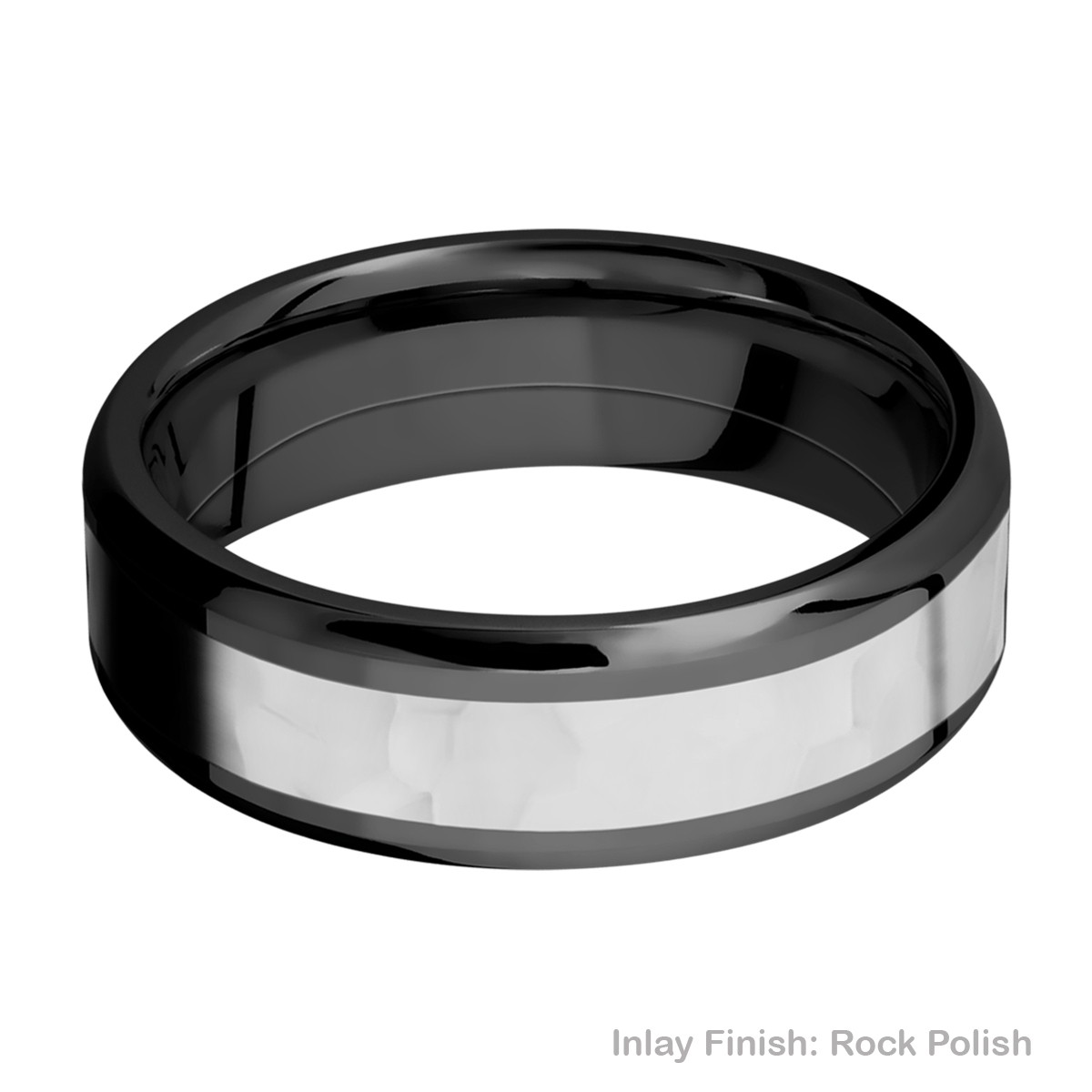 Lashbrook ZPF7B14(NS)/COBALT Zirconium Wedding Ring or Band