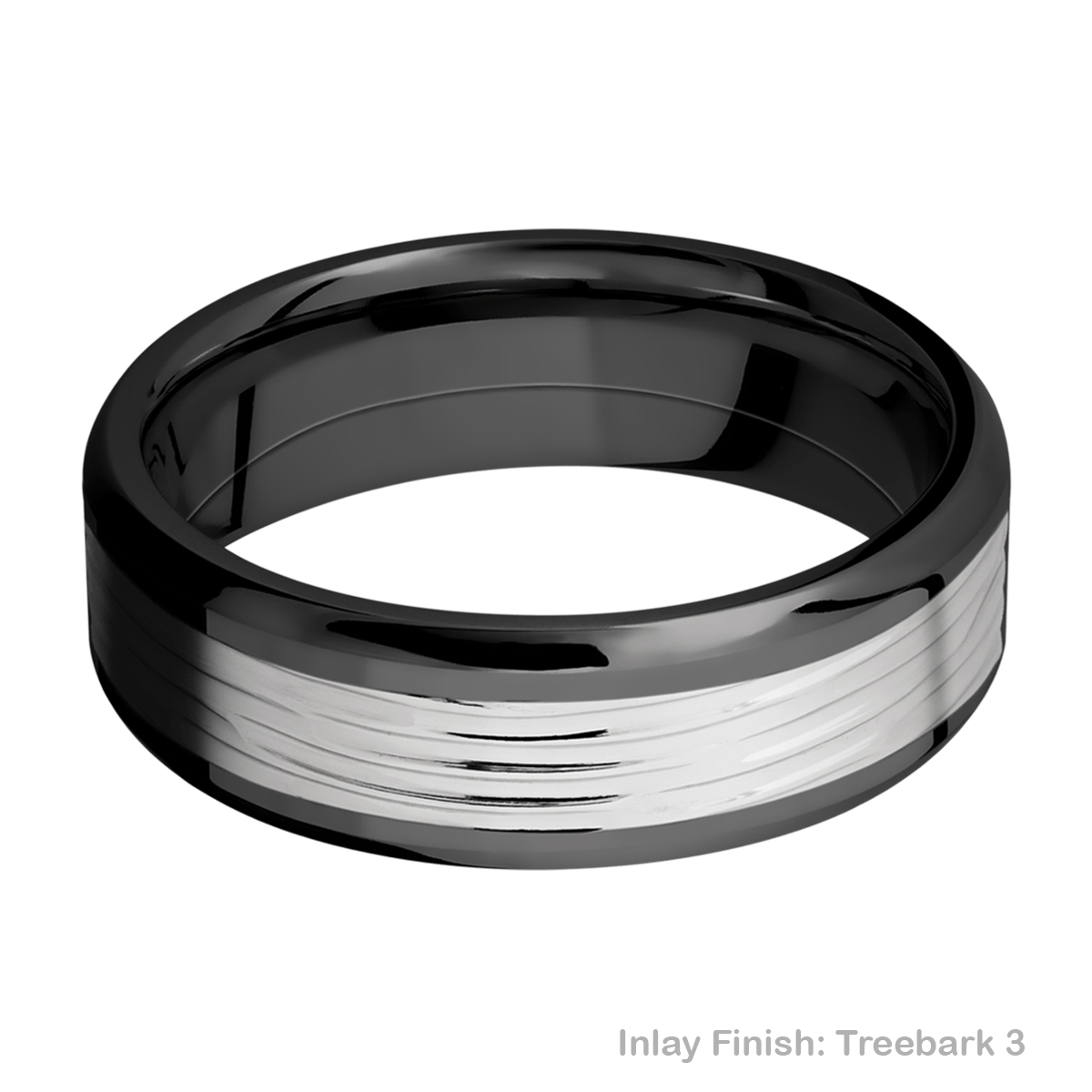 Lashbrook ZPF7B14(NS)/COBALT Zirconium Wedding Ring or Band