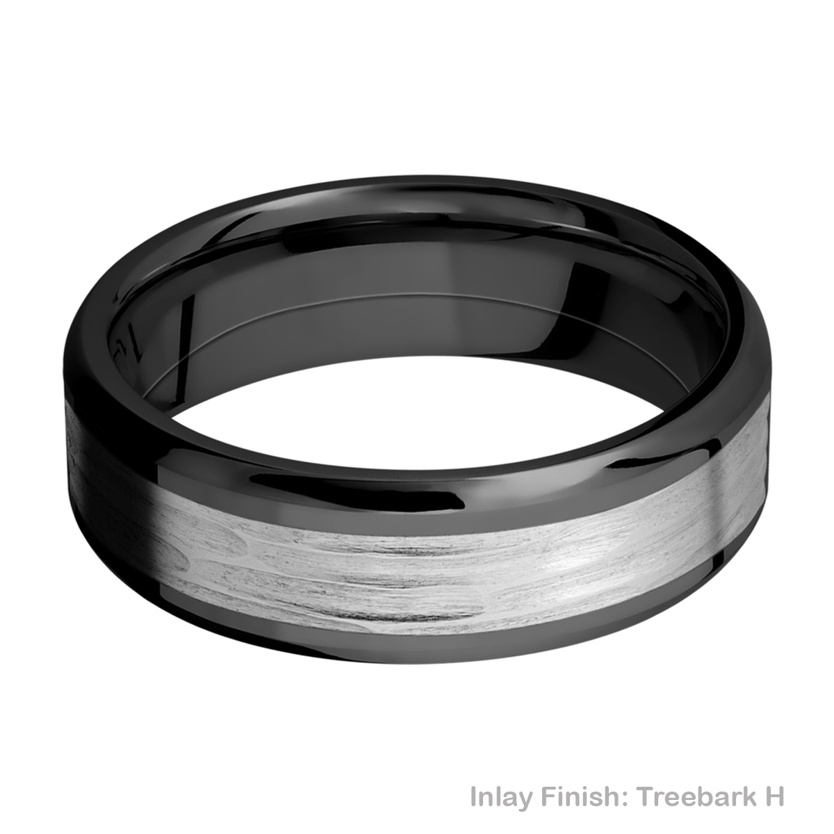 Lashbrook ZPF7B14(NS)/TITANIUM Zirconium Wedding Ring or Band Alternative View 11