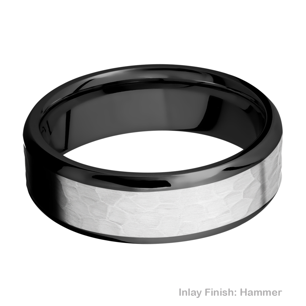 Lashbrook ZPF7B15(NS)/COBALT Zirconium Wedding Ring or Band