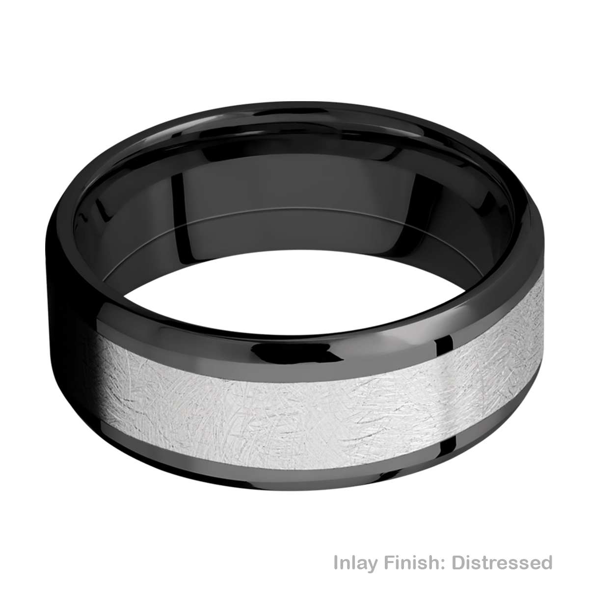 Lashbrook ZPF8B15(NS)/COBALT Zirconium Wedding Ring or Band
