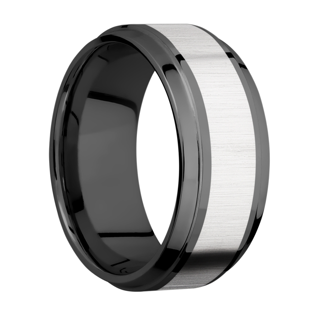 Lashbrook ZPF9B15(S)/COBALT Zirconium Wedding Ring or Band