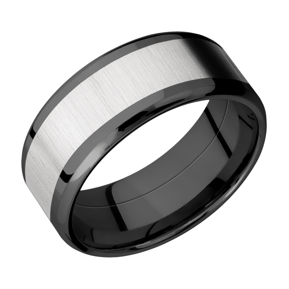 Lashbrook ZPF9B16(NS)/TITANIUM Zirconium Wedding Ring or Band