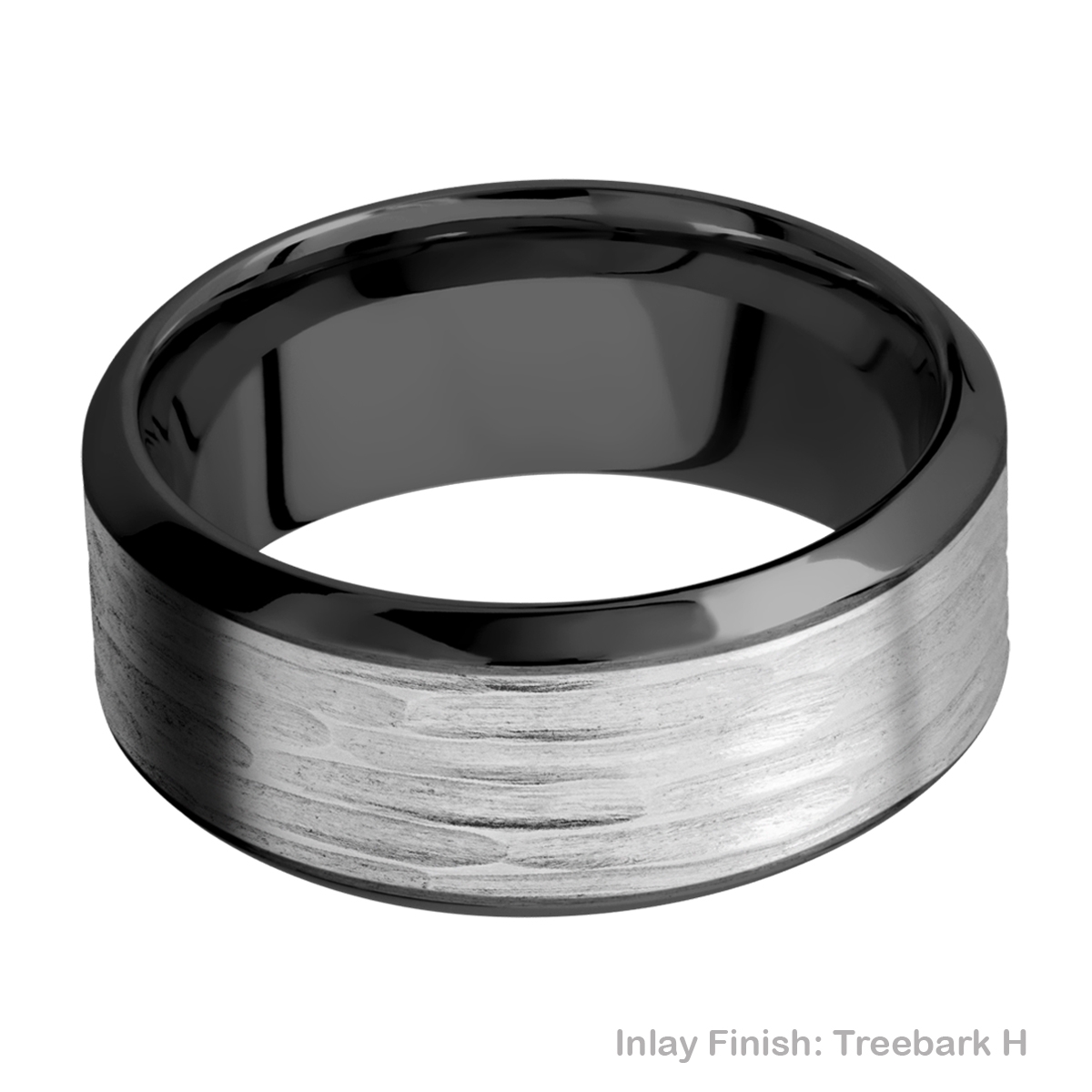 Lashbrook ZPF9HB16/TITANIUM Zirconium Wedding Ring or Band