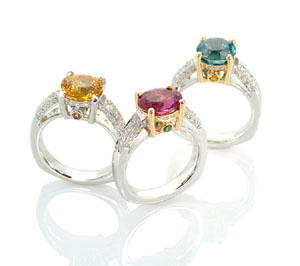 Colored Stone Rings2