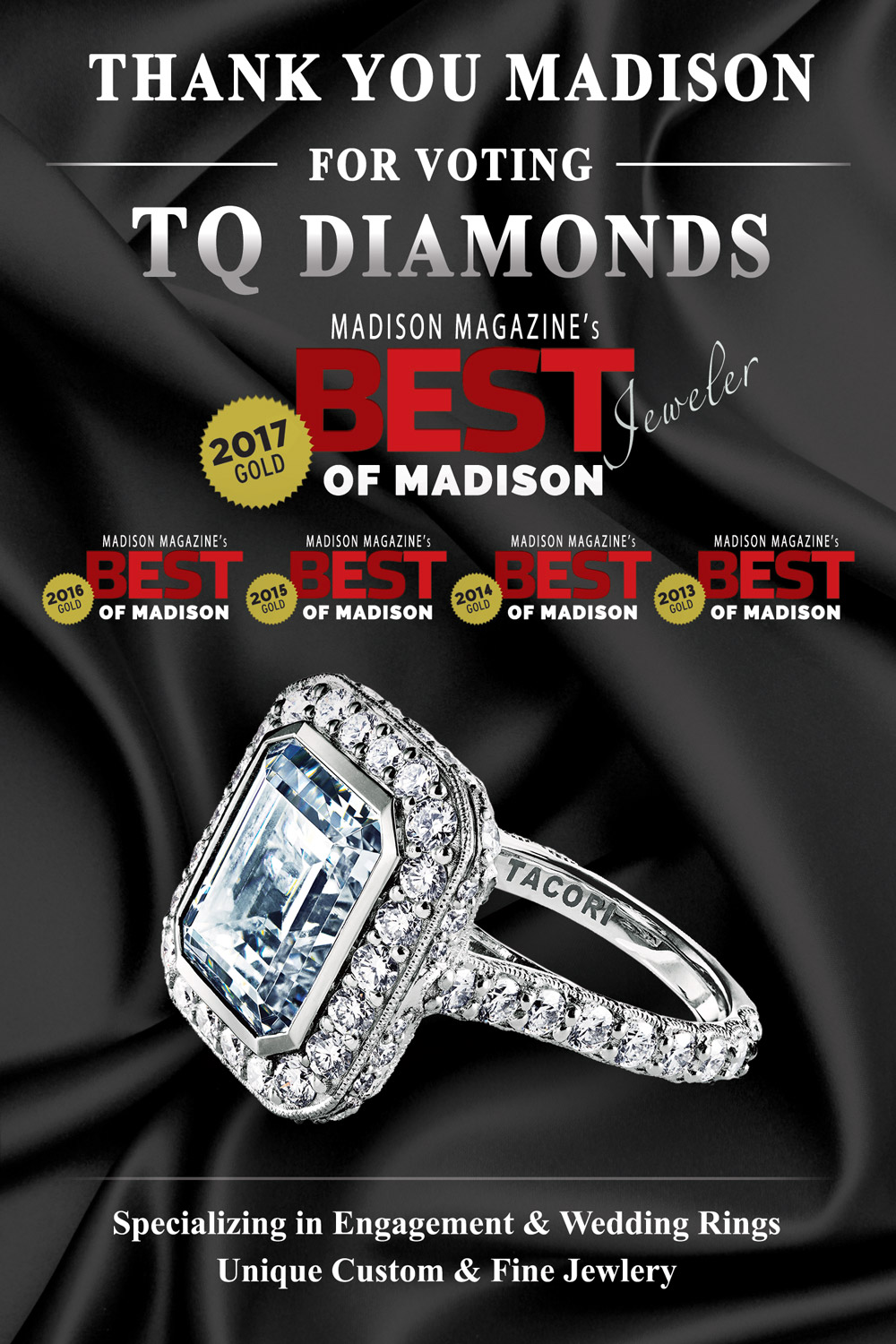 TQ Diamonds - Best Jeweler of Madison 2017