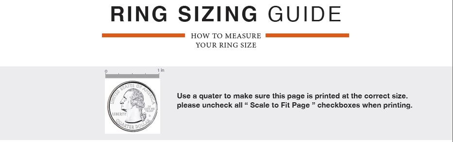 Ring Sizing guide 1