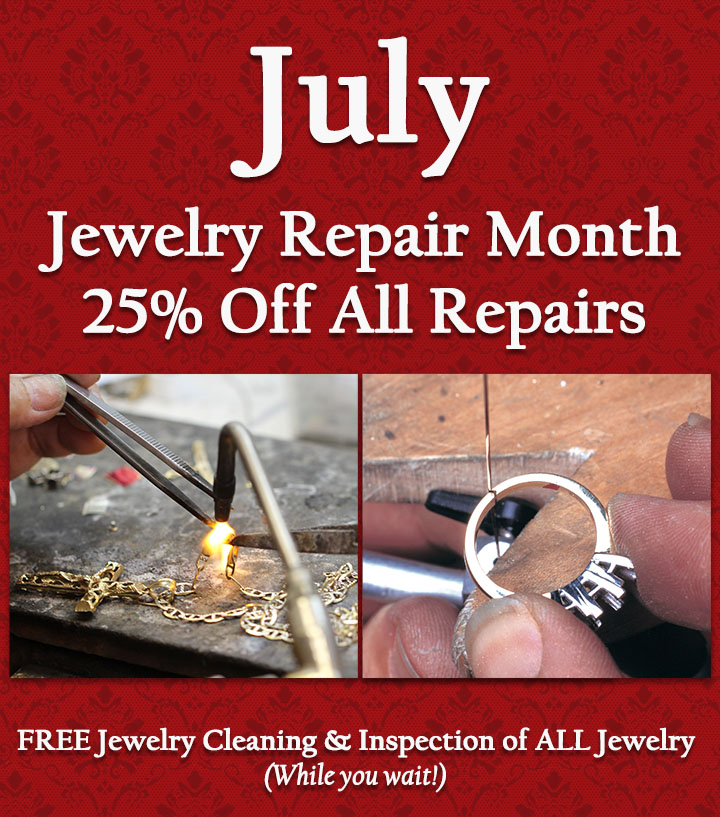 July Repair Month at TQ Diamonds!