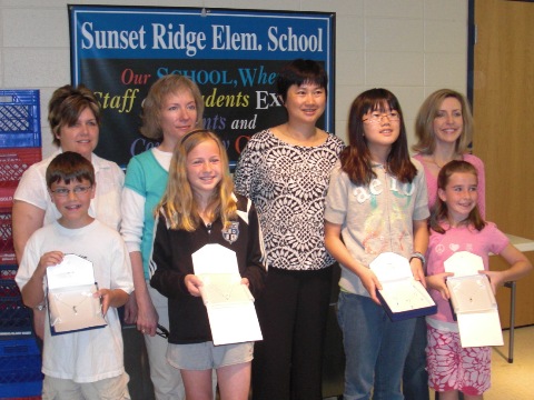 Winner's and Mother's of Sunset Ridge Elementary School