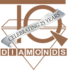 TQ Diamonds 25th Anniversary Logo